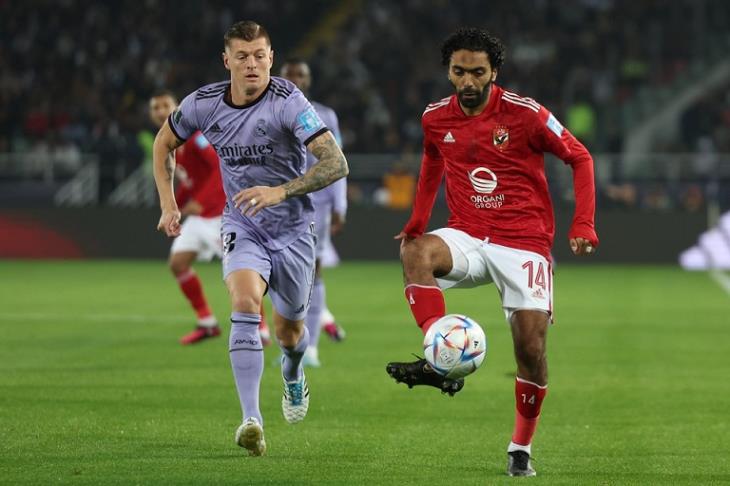 الأهلي ريال مدريد توني كروس حسين الشحات